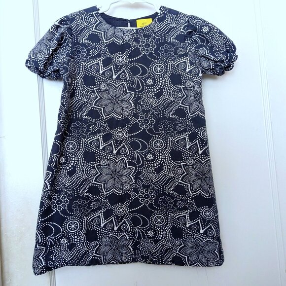 Roberta Roller Rabbit Girls Dihn Lunara Dress Dots Indigo 6 Years - Picture 3 of 6